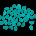 blue green pebble