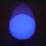 purple color glow powder