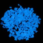 sky blue glass gravel