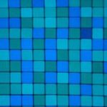 photoluminescent glass mosaic tile
