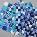 luminescent glass mosaic