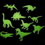 Luminous dinosaur stickers