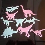 glow dinosaur sticker