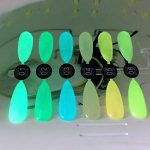 Nail art glow gel