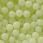 Glow plastic beads with holes