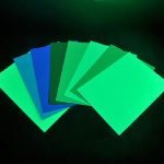 Photoluminescent rigid board
