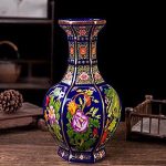 Luminous enamel vase