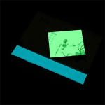 Transparent luminous film