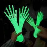 Luminous skeleton hand arm